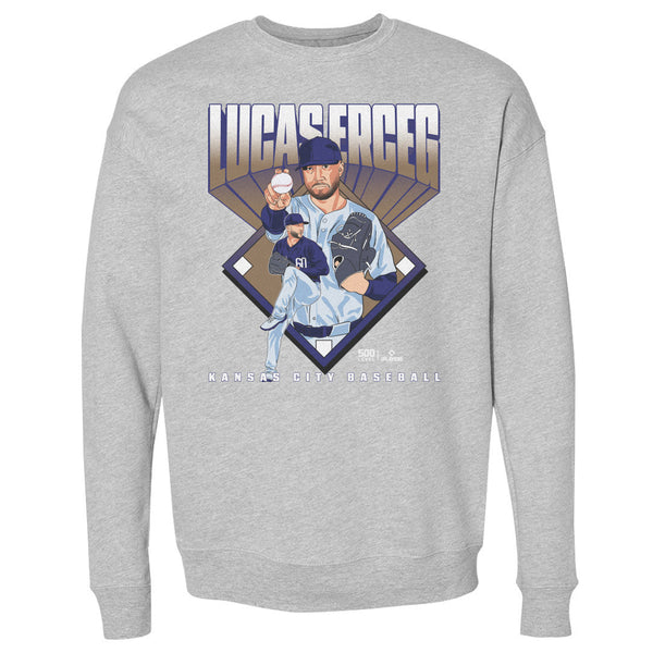Lucas Erceg Kansas City Baseball Diamond WHT