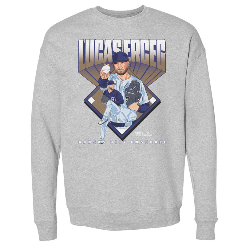 Lucas Erceg Kansas City Baseball Diamond WHT