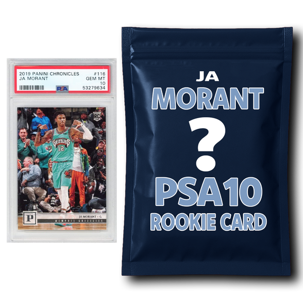 Ja Morant PSA 10 Graded Rookie Basketball Card Mystery Pack