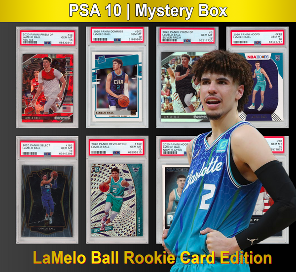 LaMelo Ball PSA 10 Graded Rookie Basketball Card Mystery Pack