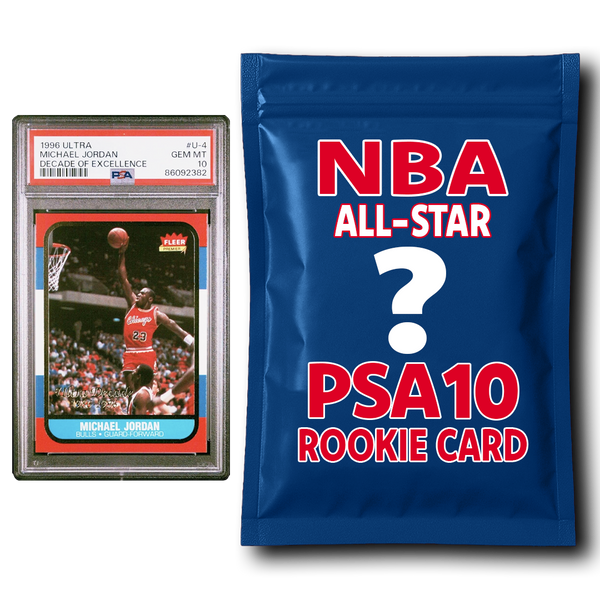 PSA 10 Graded NBA All-Star Basketball Rookie Card Mystery Pack