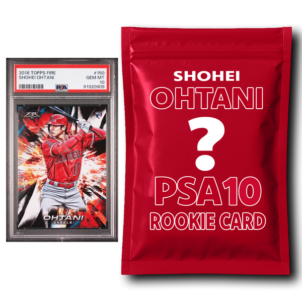 Shohei Ohtani PSA 10 Graded Rookie Baseball Card Mystery Pack