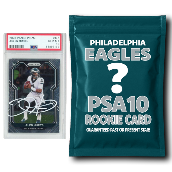 Philadelphia Eagles PSA 10 Graded Rookie Card Mystery Pack