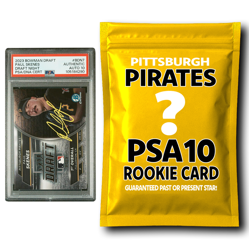 Pittsburgh Pirates PSA 10 Graded Rookie Card Mystery Pack