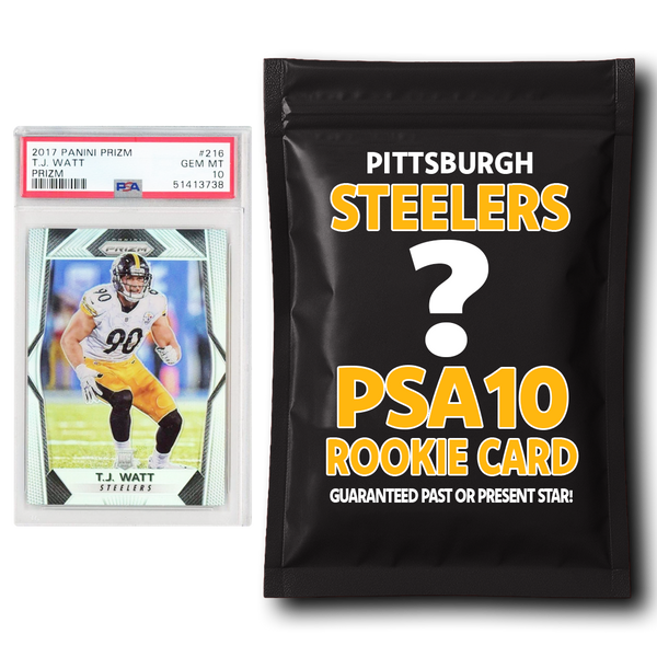 Pittsburgh Steelers PSA 10 Graded Rookie Card Mystery Pack