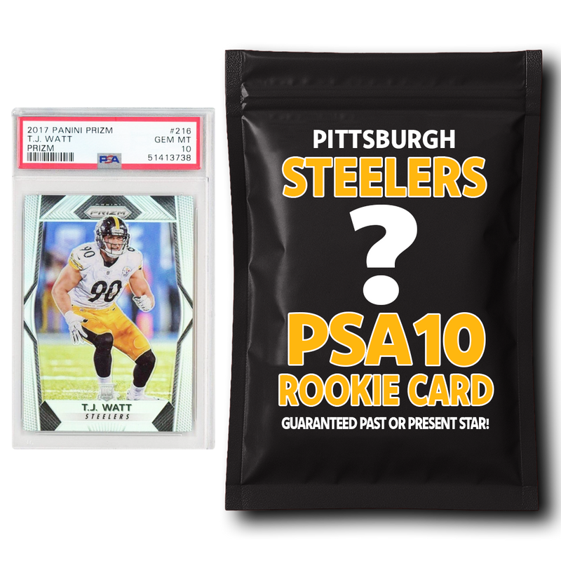 Pittsburgh Steelers PSA 10 Graded Rookie Card Mystery Pack