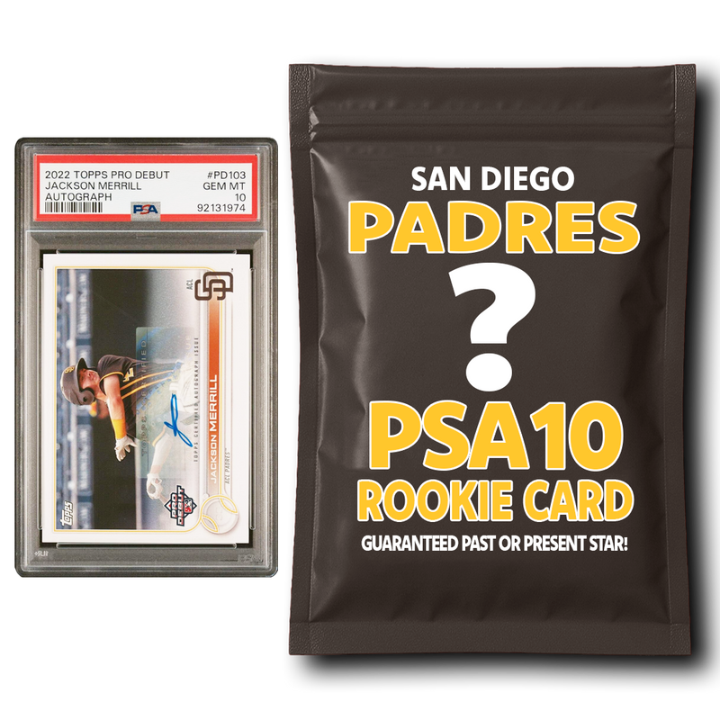San Diego Padres PSA 10 Graded Rookie Card Mystery Pack