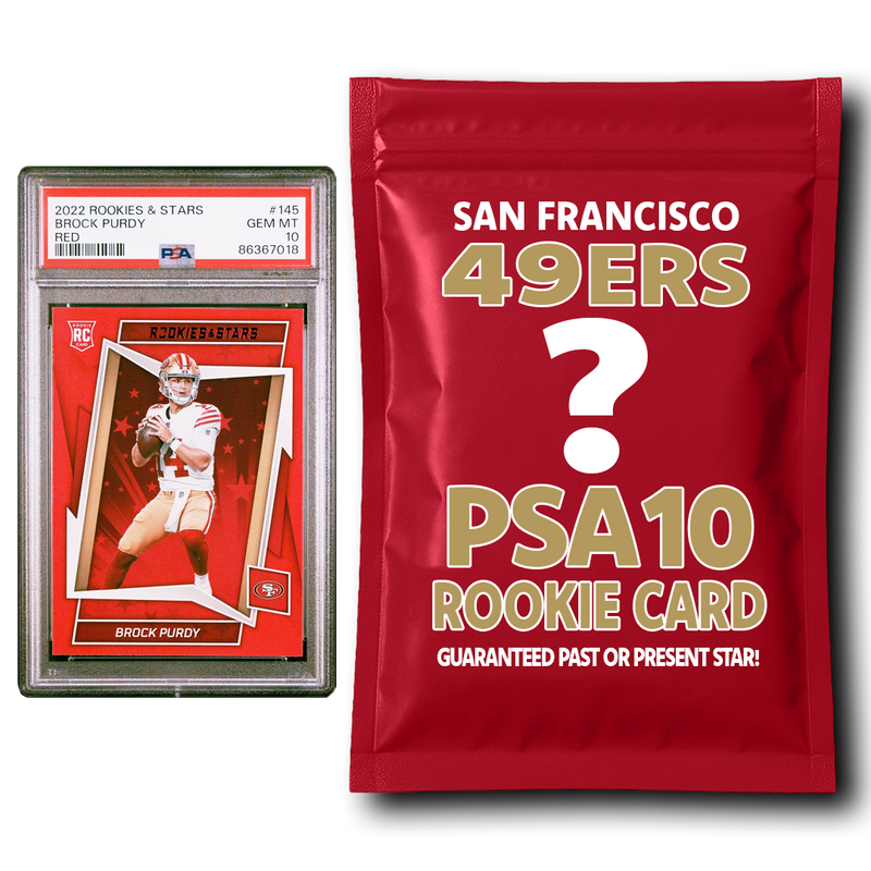 San Francisco 49ers PSA 10 Graded Rookie Card Mystery Pack