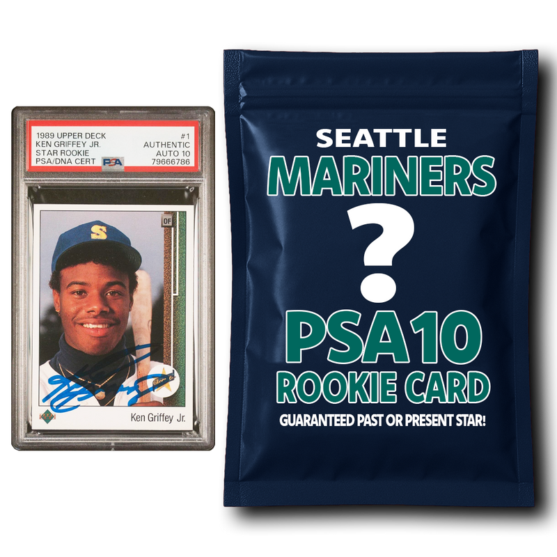 Seattle Mariners PSA 10 Graded Rookie Card Mystery Pack