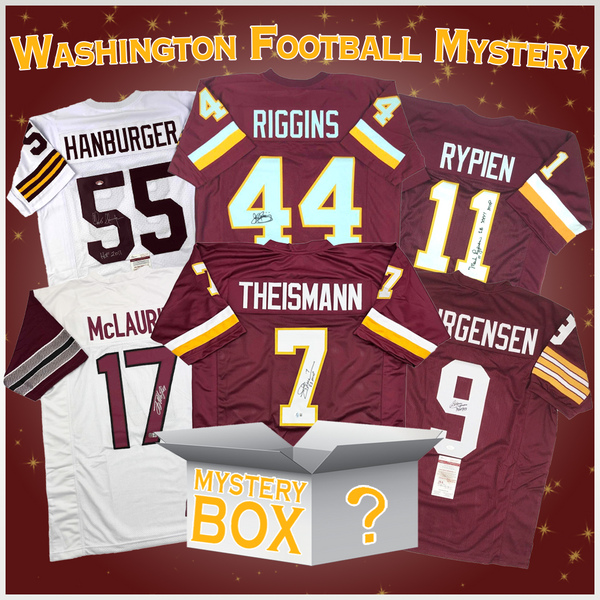 Autographed/Signed Washington Football Jersey Mystery Box with PSA JSA or Beckett COA