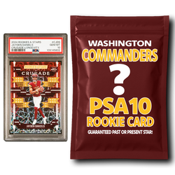 Washington Commanders PSA 10 Graded Rookie Card Mystery Pack