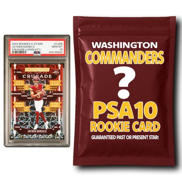 Washington Commanders PSA 10 Graded Rookie Card Mystery Pack