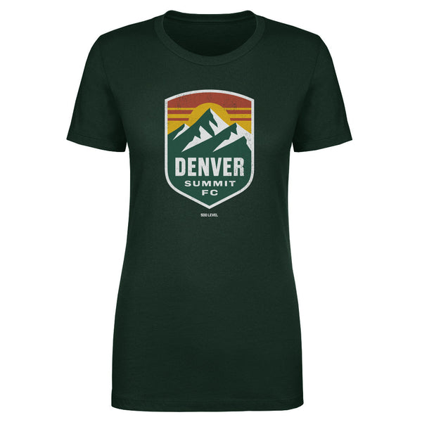 Denver Summit FC Vintage Primary Logo WHT