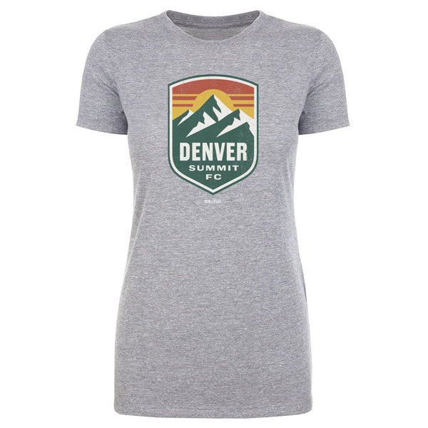 Denver Summit FC Vintage Primary Logo Gray WHT