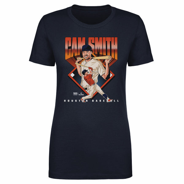 Cam Smith Houston Baseball Diamond WHT
