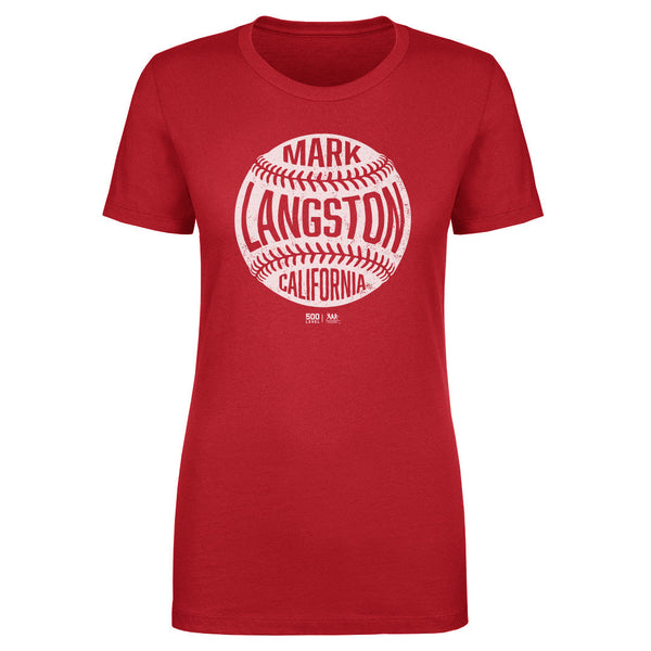 Mark Langston California Vintage Baseball WHT