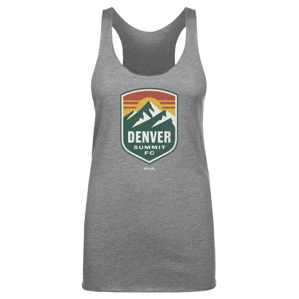 Denver Summit FC Vintage Primary Logo Gray WHT
