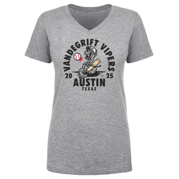 Crown Trio Vandegrift High School Baseball Mascot Snake WHT