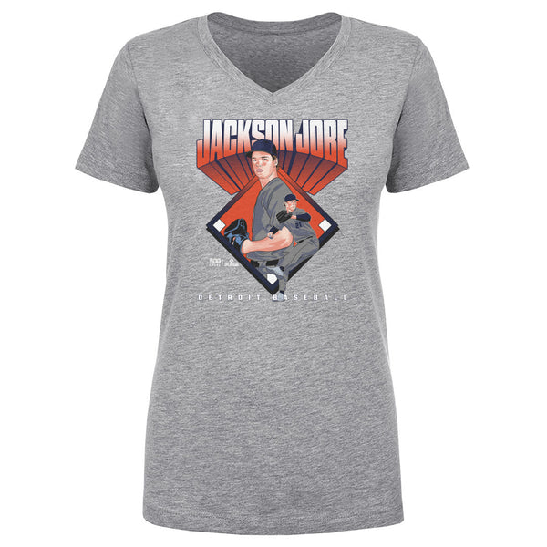 Jackson Jobe Detroit Baseball Diamond WHT