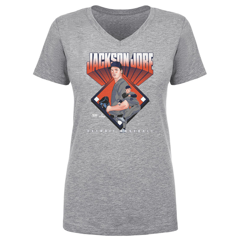 Jackson Jobe Detroit Baseball Diamond WHT