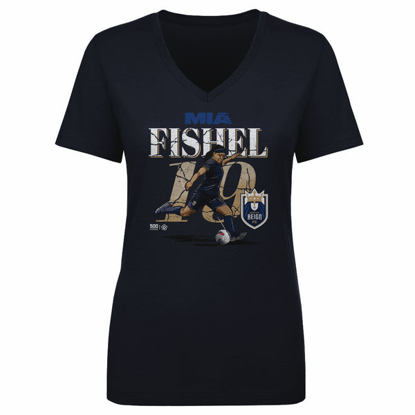 Mia Fishel Seattle Reign Cracked Number WHT