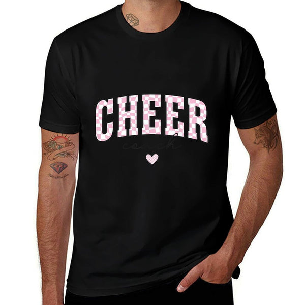 Cheer Coach Life Competition Season Cheerleader Team Trendy  Fade-proof Color T-Shirt