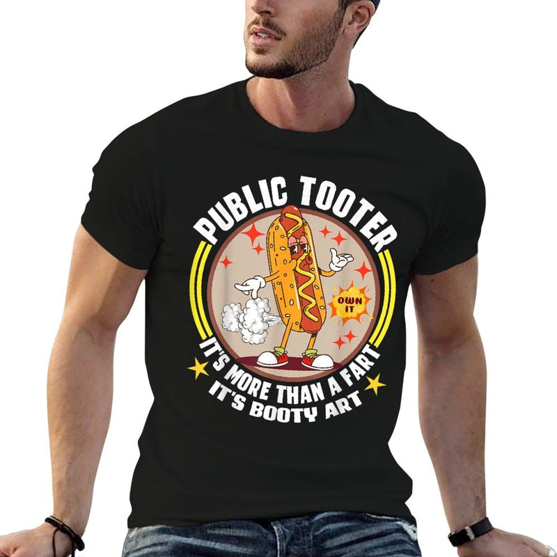 Public Tooter Funny Inappropriate Embarrassing Adult Humor  Classic T-Shirt
