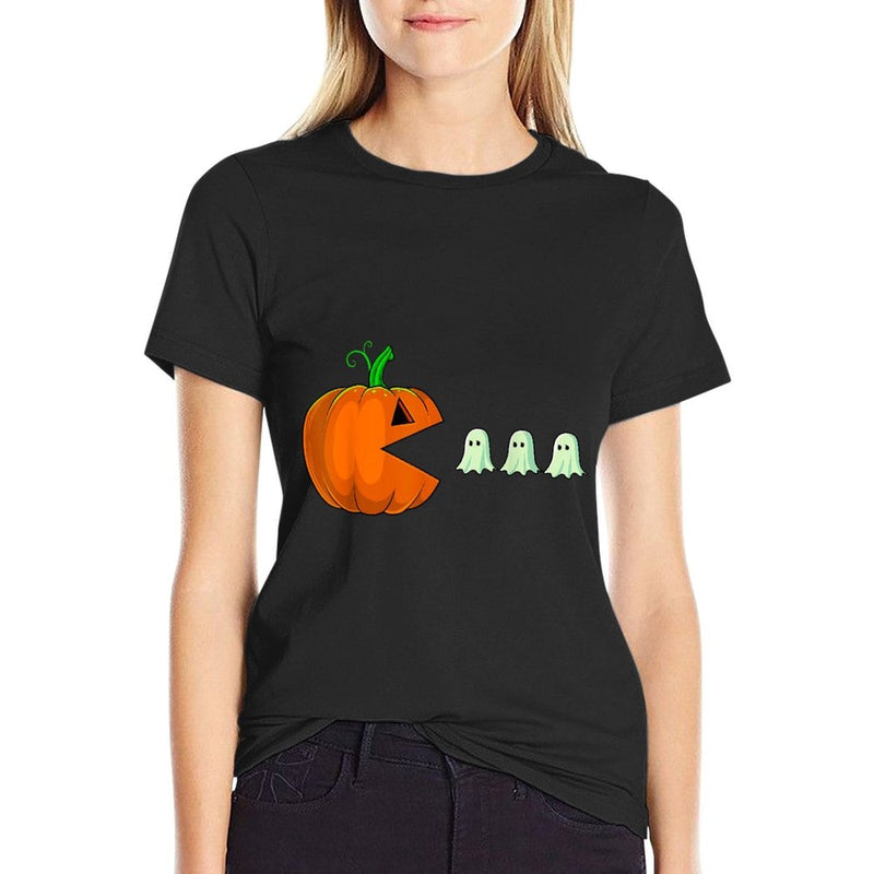 Halloween Pumpkin Funny Ghosts Boys Kids Women Men  Quick-drying T-Shirt