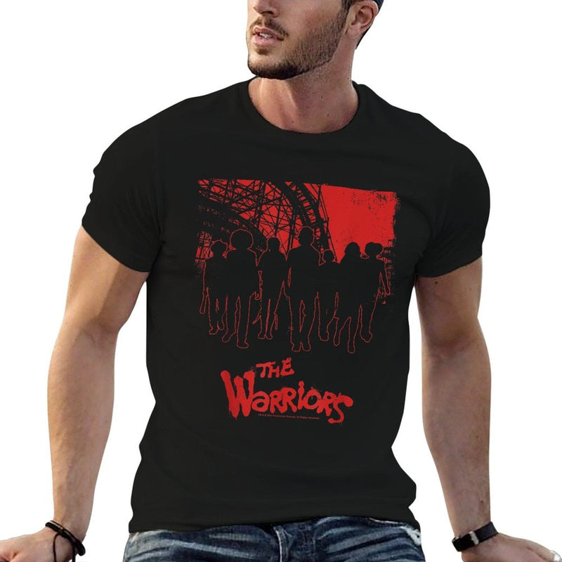 The Warriors Coney Island Group Silhouette  Heathered Texture T-Shirt
