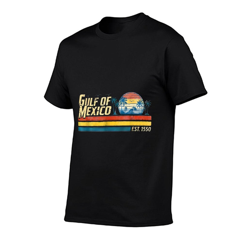 Retro Funny Gulf of Mexico Est 1550  Versatile T-Shirt