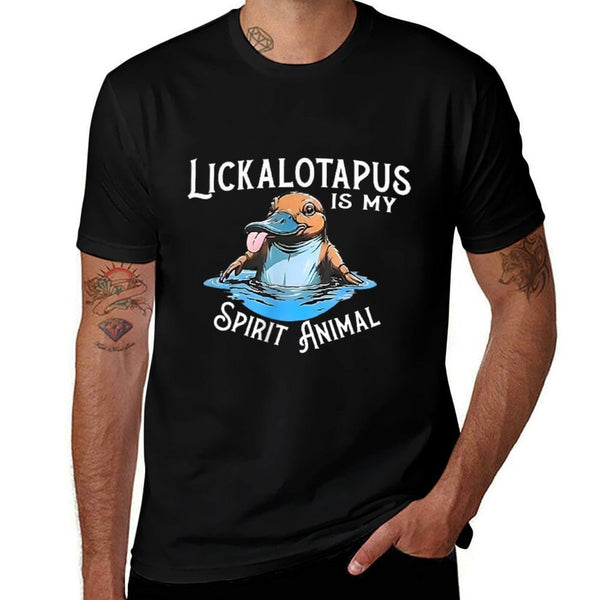 Lickalottapus Is My Spirit Animal - Front And Back Comfortable T-Shirt