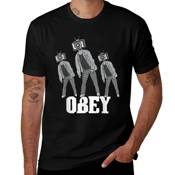 Conspiracy Theory TV Brainwashing Funny Design  Durable T-Shirt