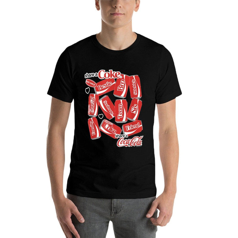 Coca-Cola Share A Coke Family Soda Can Jumble  Graphic-printed T-Shirt