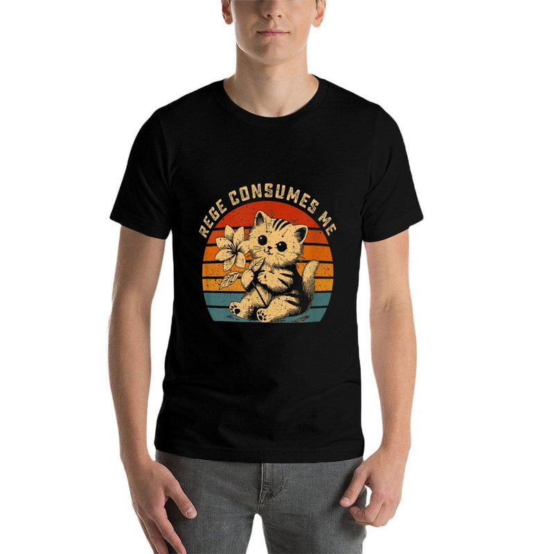Cat Rage Consumes Me  Breathable T-Shirt