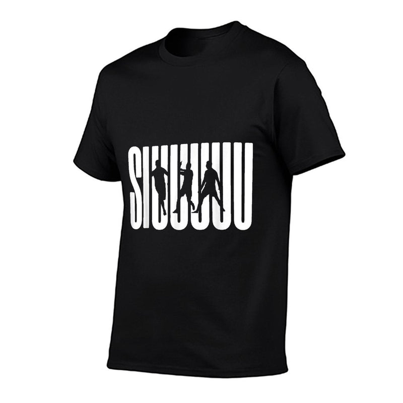 Siuuu Funny Soccer Football Boys Men Women Soccer Player  Classic T-Shirt