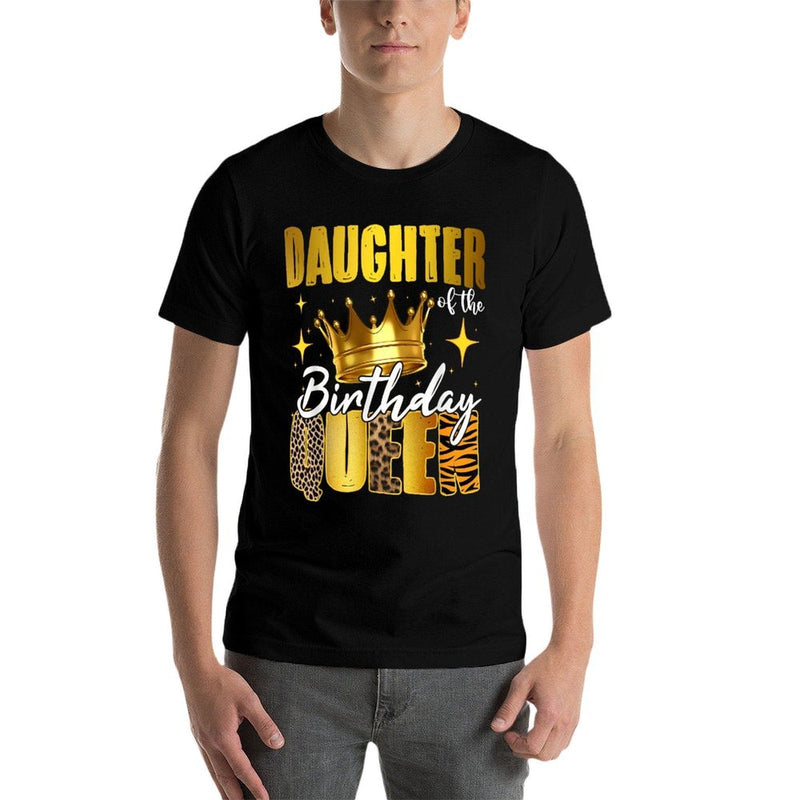 Daughter Of The Birthday Queen Women Bday Party Gift  Slim-fit Cut T-Shirt