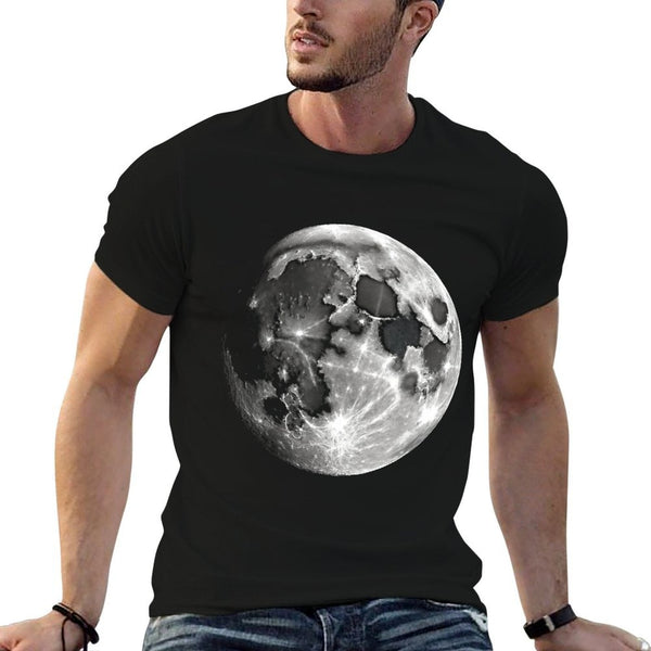 Surreal Moon Landscape  Graphic-printed T-Shirt