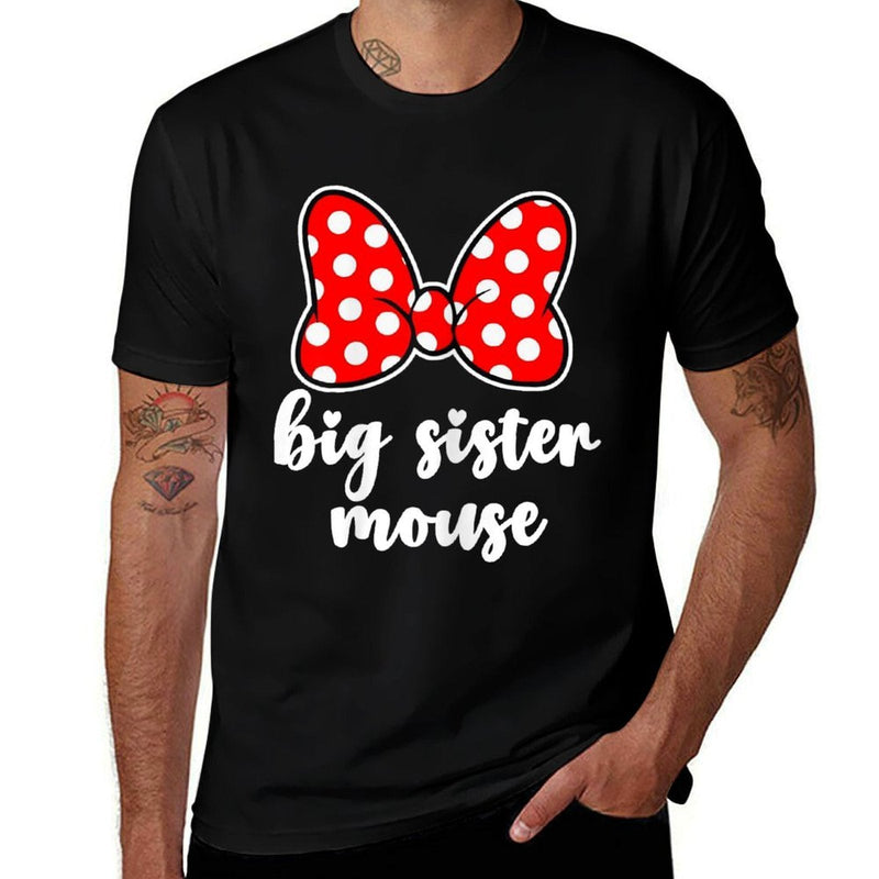 Kids Big Sister Mouse Bow Family Vacation - Youth, Toddler  Classic T-Shirt
