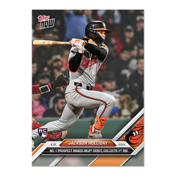 2024 Topps Now Jackson Holliday #61 Rookie RC Baseball Card