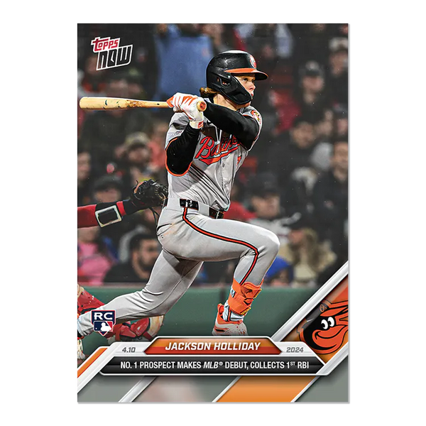 2024 Topps Now Jackson Holliday #61 Rookie RC Baseball Card