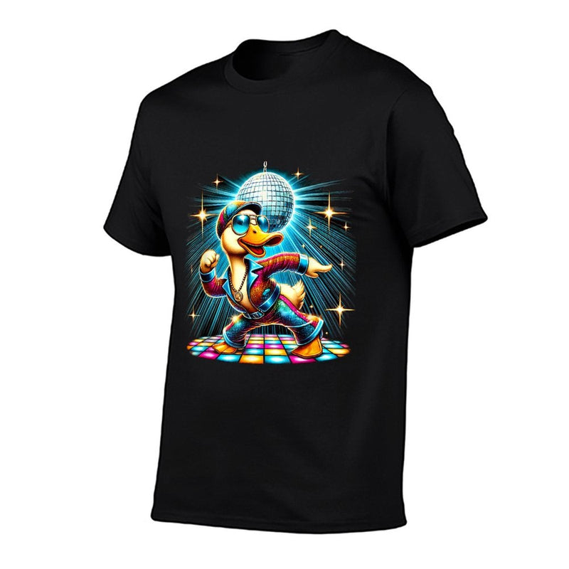 Aesthetic Duck Disco Dancer  High-quality Stitching T-Shirt
