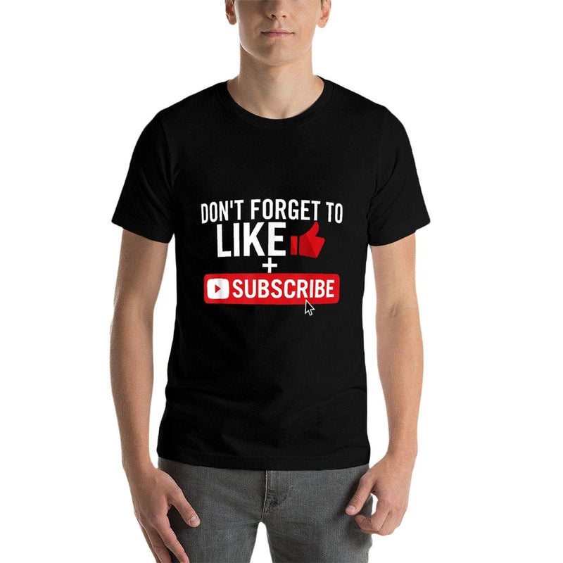 Social Media Influencer Like And Subscribe  Odor-resistant T-Shirt