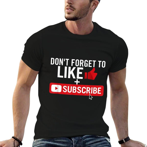 Social Media Influencer Like And Subscribe  Odor-resistant T-Shirt