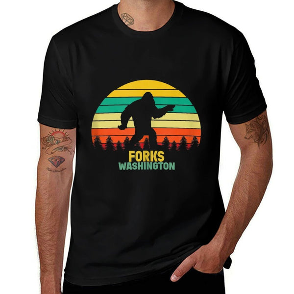 Bigfoot in The Twilight Forks Washington PNW Tourist  Quick-drying T-Shirt