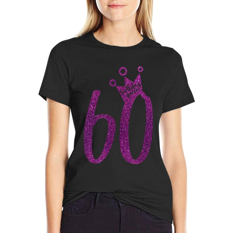Purple 60th Birthday 60th Birthday Queen  Classic T-Shirt