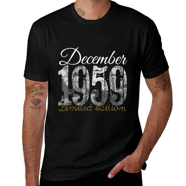December 1959 60 Year Old 1959 60th Birthday Gift  Easy-care T-Shirt
