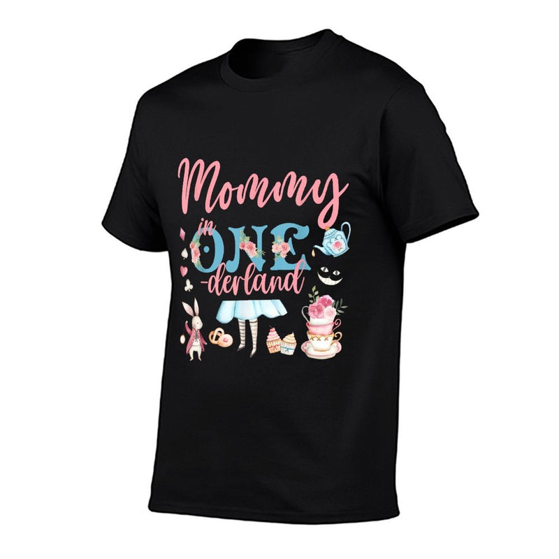Mommy Of The Birthday Girl - Mommy In Onderland Family  Versatile T-Shirt