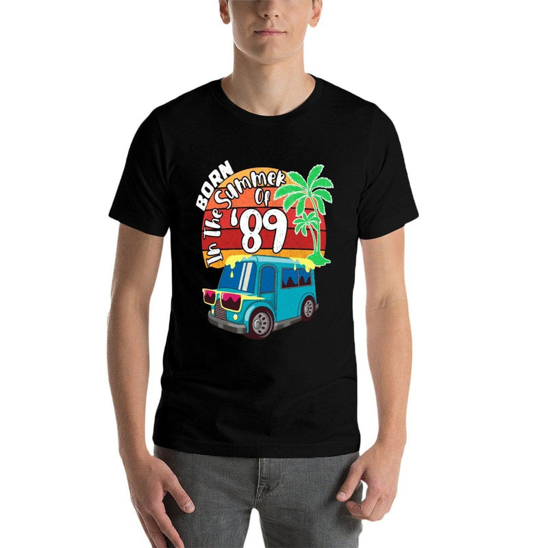 Born In The Summer Of '89 Great 50th Birthday Gift  Moisture-wicking T-Shirt