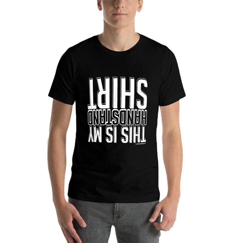 Threadrock This Is My Handstand Black Unisex Adult Gymnastics Modern Casual  Vintage-inspired T-Shirt