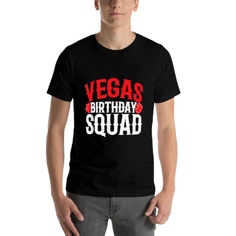 Las Vegas Birthday Party - Vegas Birthday Squad  Graphic-printed T-Shirt
